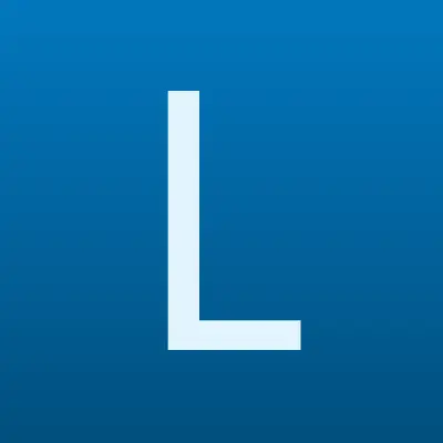 Landel, служба доставки цветов, лого-визитка