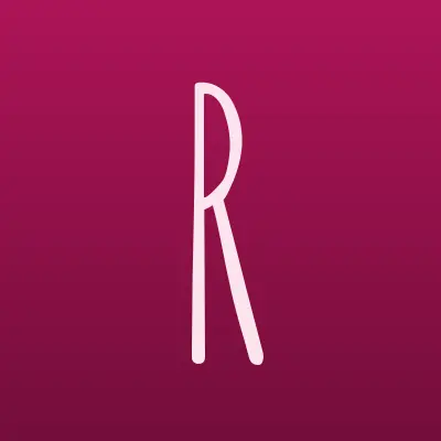 Rufia Nails, салон красоты, лого-визитка